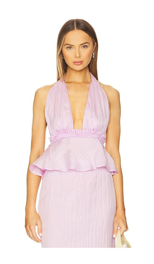 the line by k althea top in lavender. - size l (also in m)