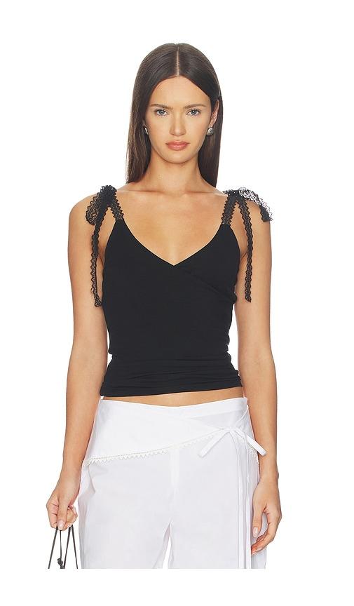 the line by k astro top in black. - size s (also in xs)