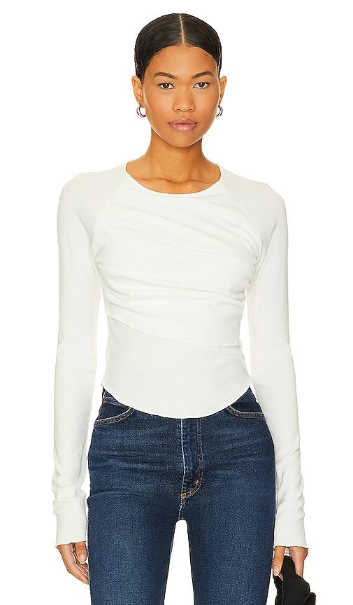 the line by k cathal t shirt in white. - size m (also in xs, s)