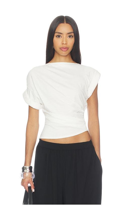 the line by k francine t-shirt in white. - size m (also in xs, s)