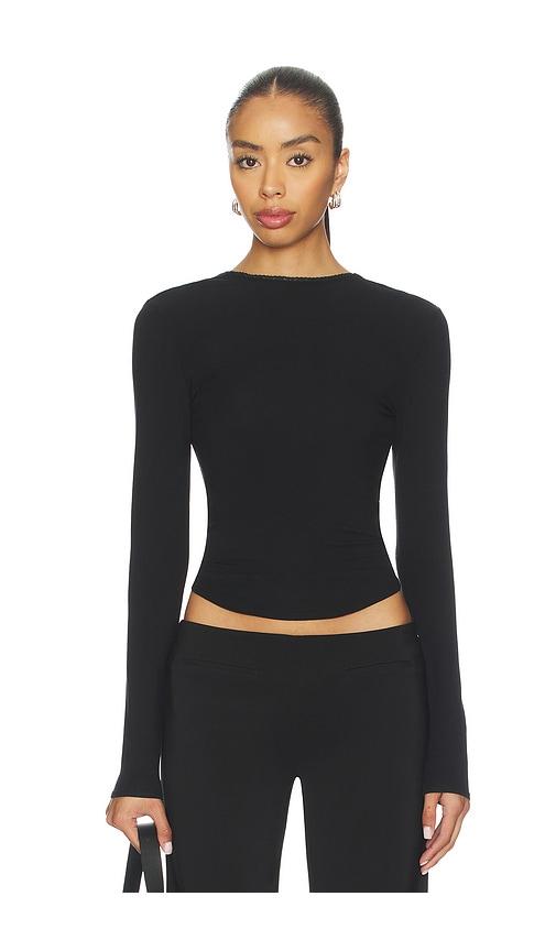 the line by k gad top in black. - size l (also in s, m)