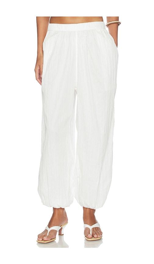 the line by k louis genie pant in white. - size l (also in m)