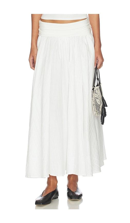the line by k lowe skirt in white. - size l (also in xs, m)