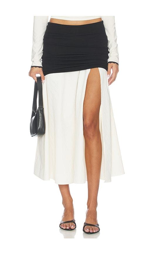 the line by k mari skirt in black,white. - size m (also in xs, s)