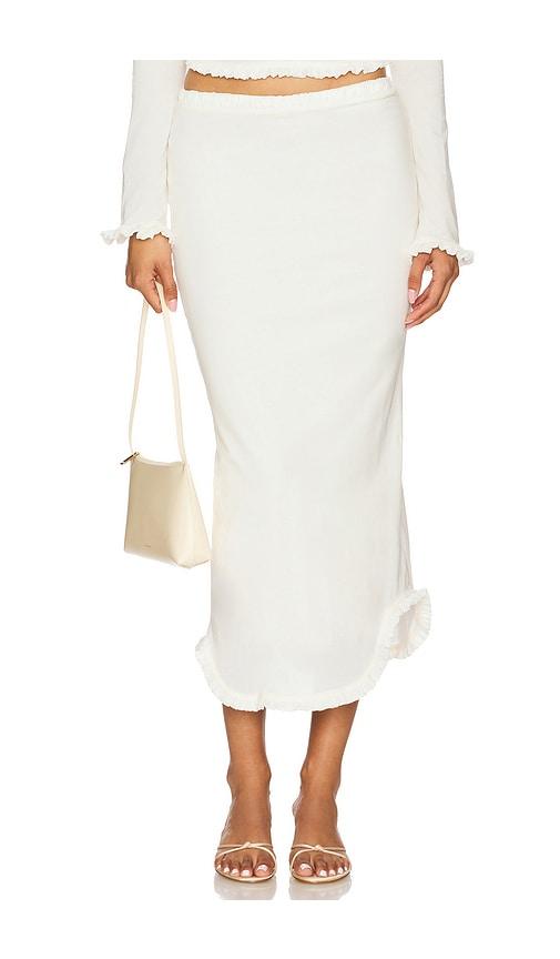 the line by k marion skirt in white. - size m (also in xs, s)