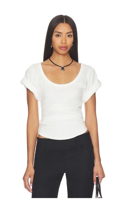 the line by k maya t-shirt in white. - size s (also in xs)