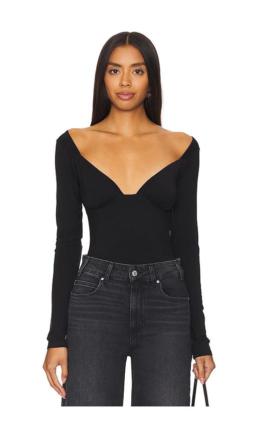 the line by k oisin top in black. - size l (also in xs, s, m, xl)
