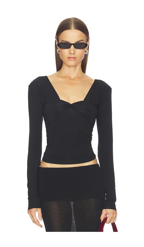 the line by k rian top in black. - size m (also in xs, s)