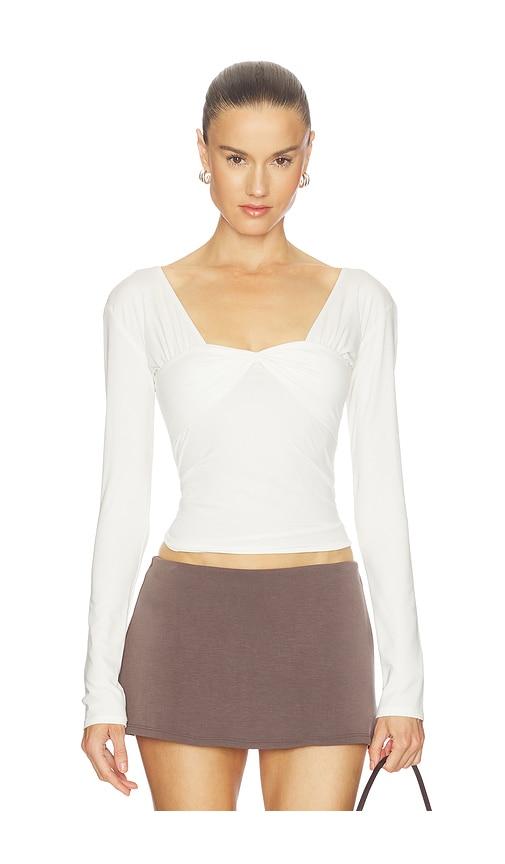 the line by k rian top in white. - size m (also in s)