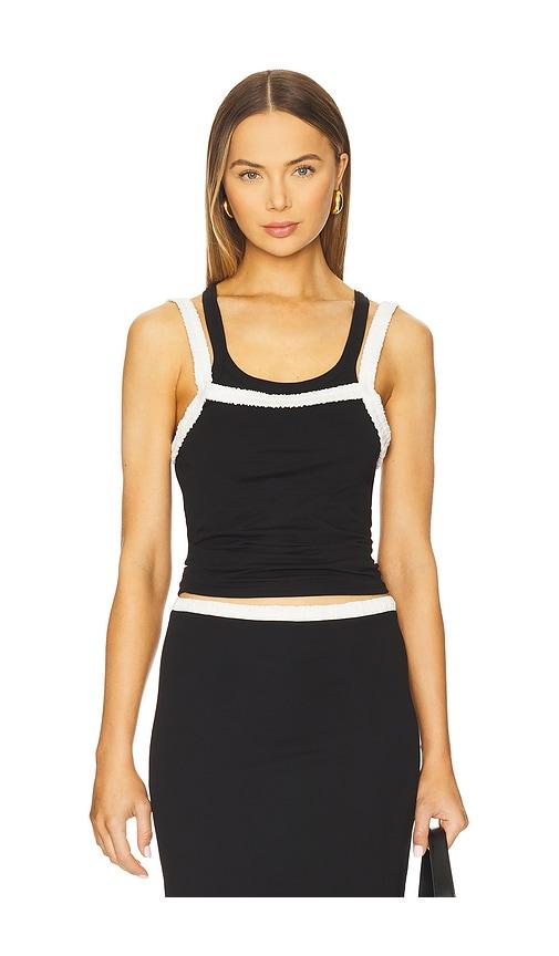 the line by k salome tank top in black. - size s (also in xs)