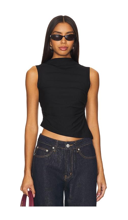 the line by k selma tank top in black. - size s (also in xs)
