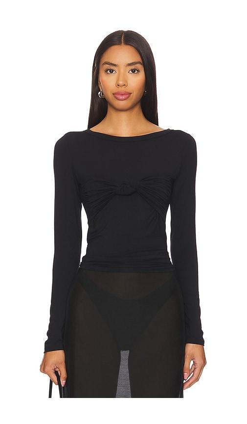 the line by k zoe top in black. - size m (also in xs, s)