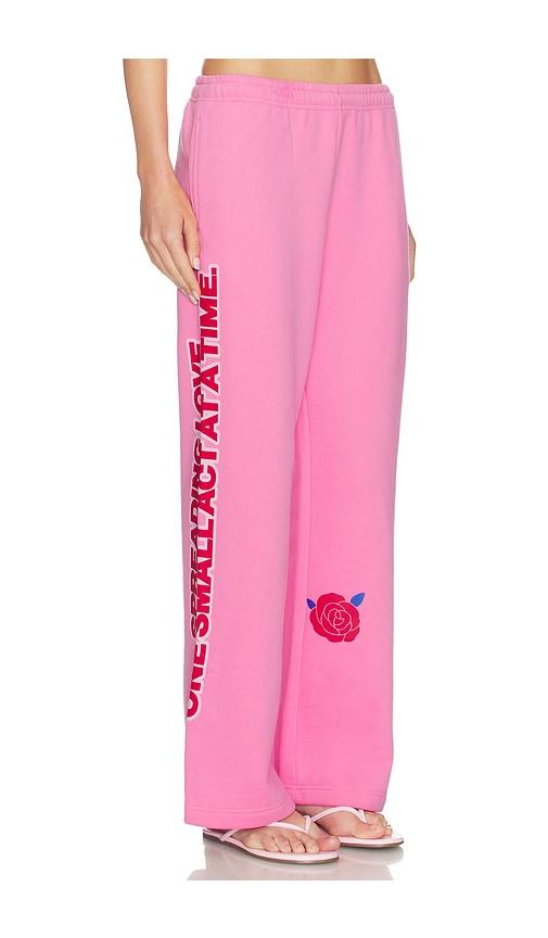 the mayfair group be kind classic sweatpants in pink. - size l/xl (also in xs/s, s/m, m/l)