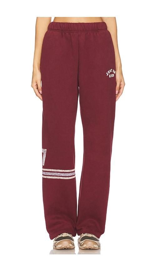 the mayfair group just be fucking kind sweatpants in burgundy. - size m/l (also in xs)