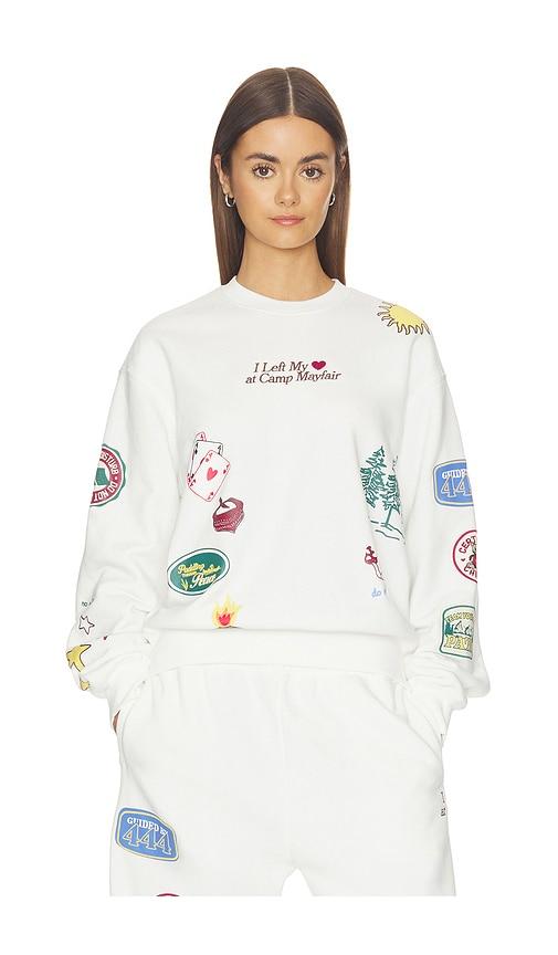 the mayfair group no wifi here crewneck in cream. - size m/l (also in xs, s/m)