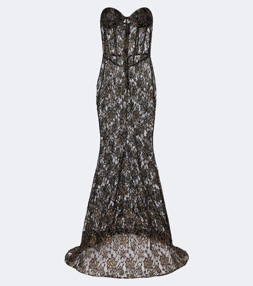 the new arrivals ilkyaz ozel evelyne lace bustier gown