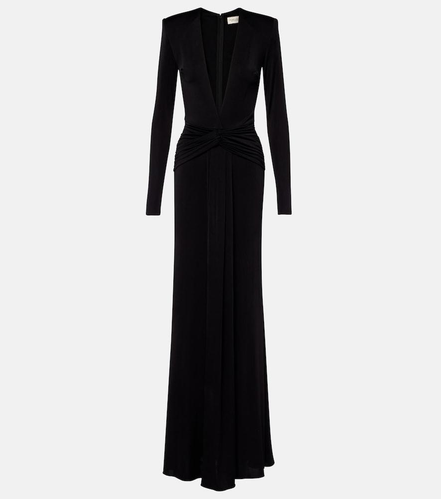 the new arrivals ilkyaz ozel jersey gown