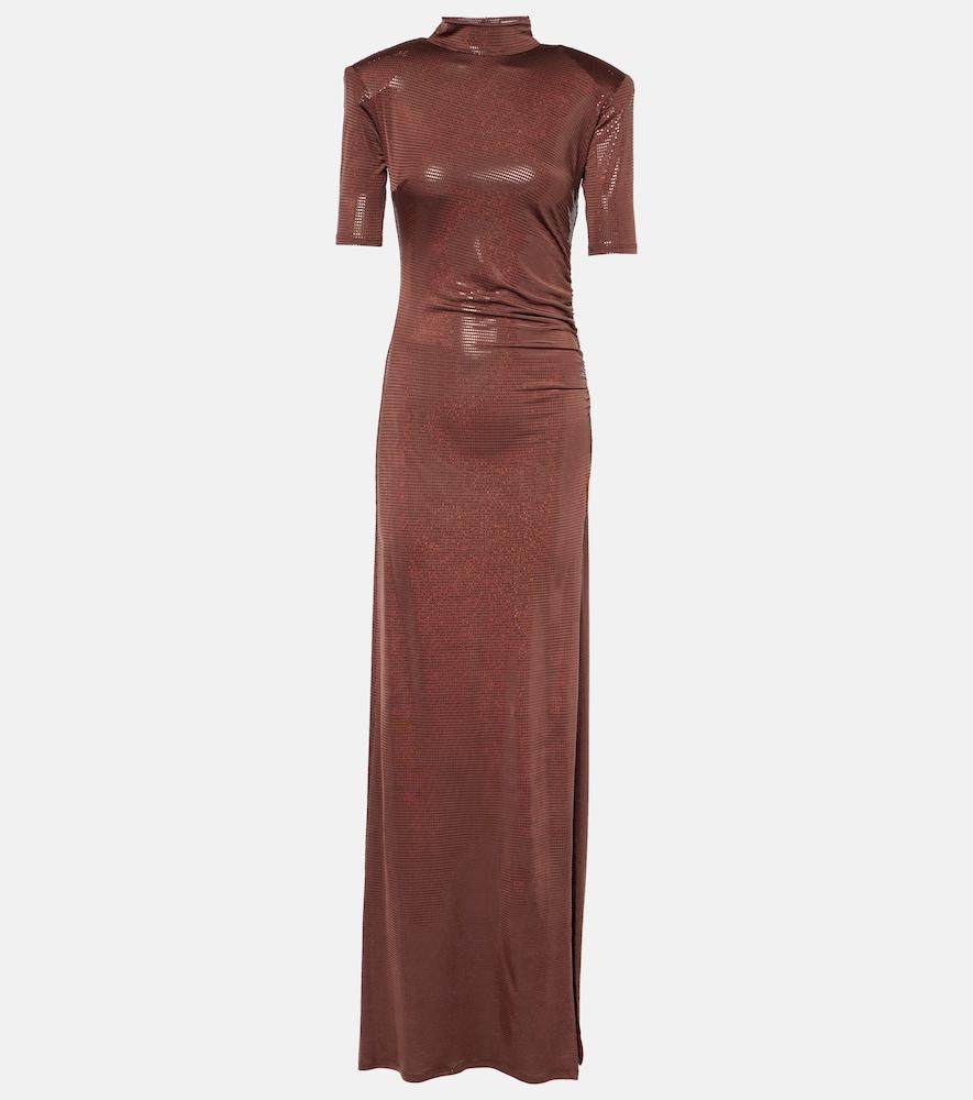 the new arrivals ilkyaz ozel pernille crêpe gown