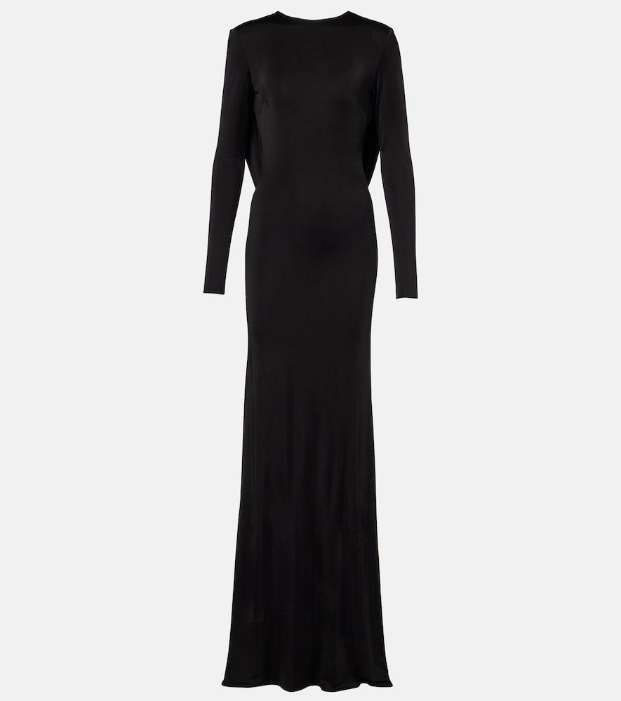 the new arrivals ilkyaz ozel roisin draped open-back gown