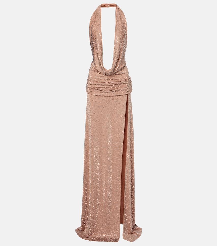 the new arrivals ilkyaz ozel tanit embellished open-back gown