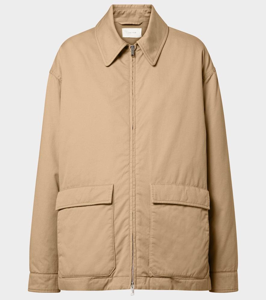 the row aurelius cotton and cashmere jacket