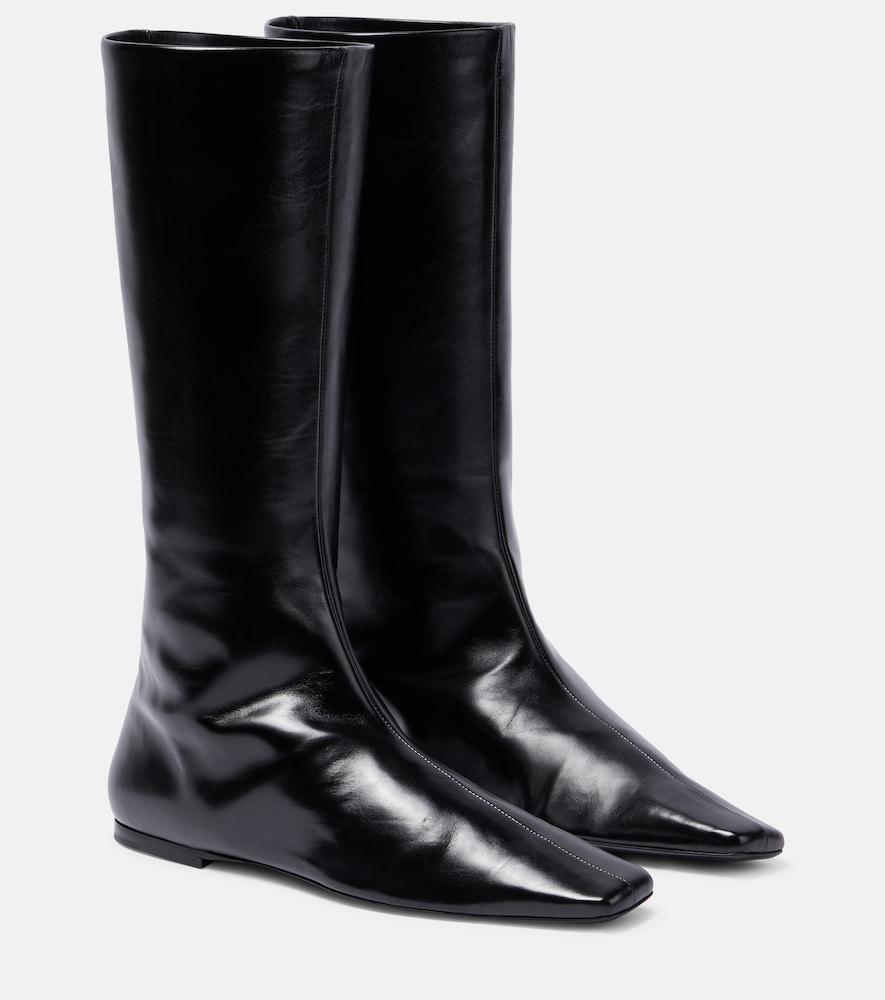 the row bette leather knee-high boots