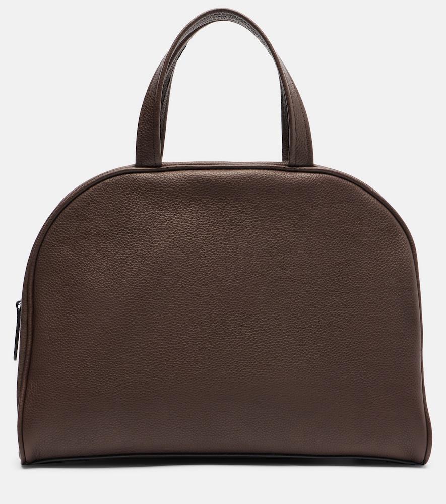 the row bindle small leather tote bag