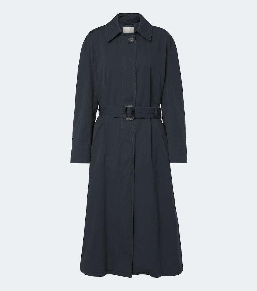 the row catania washed cotton car coat