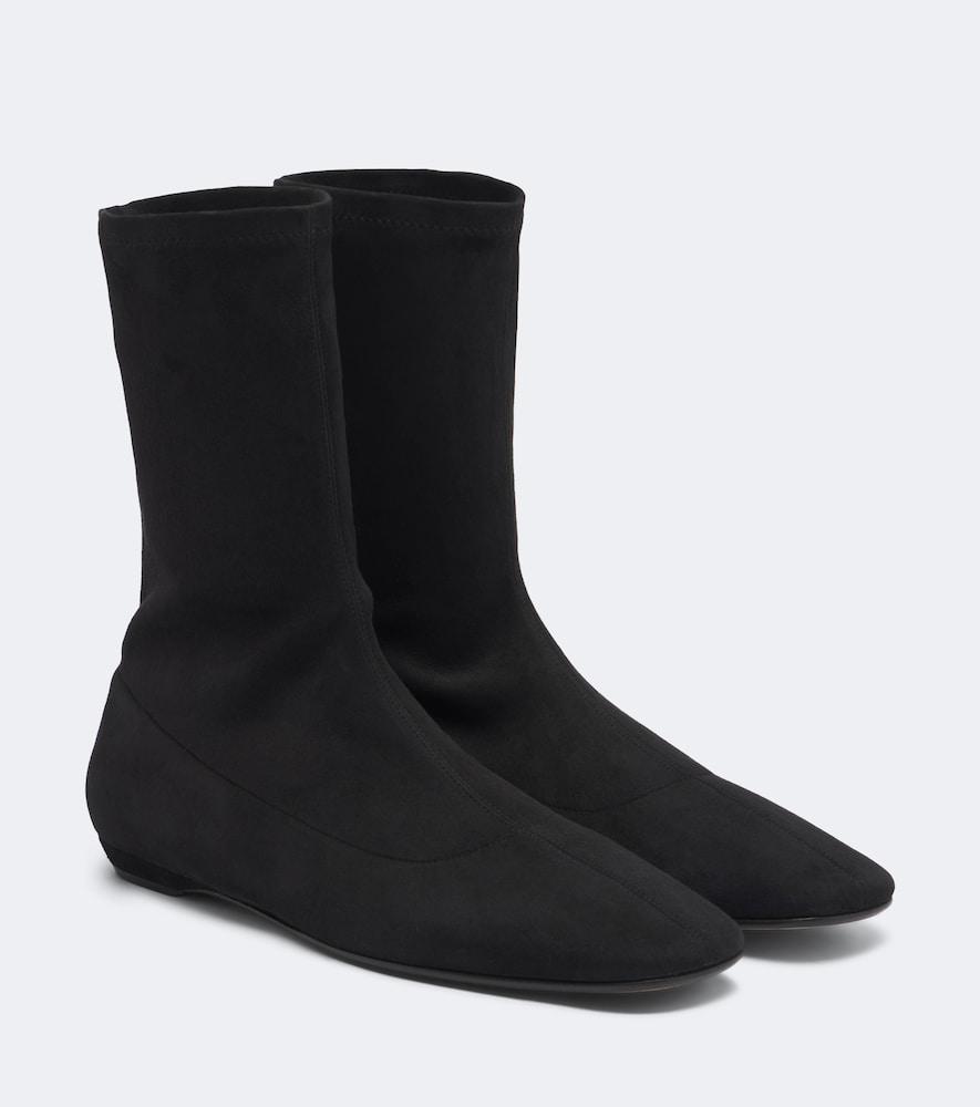 the row cindy suede ankle boots