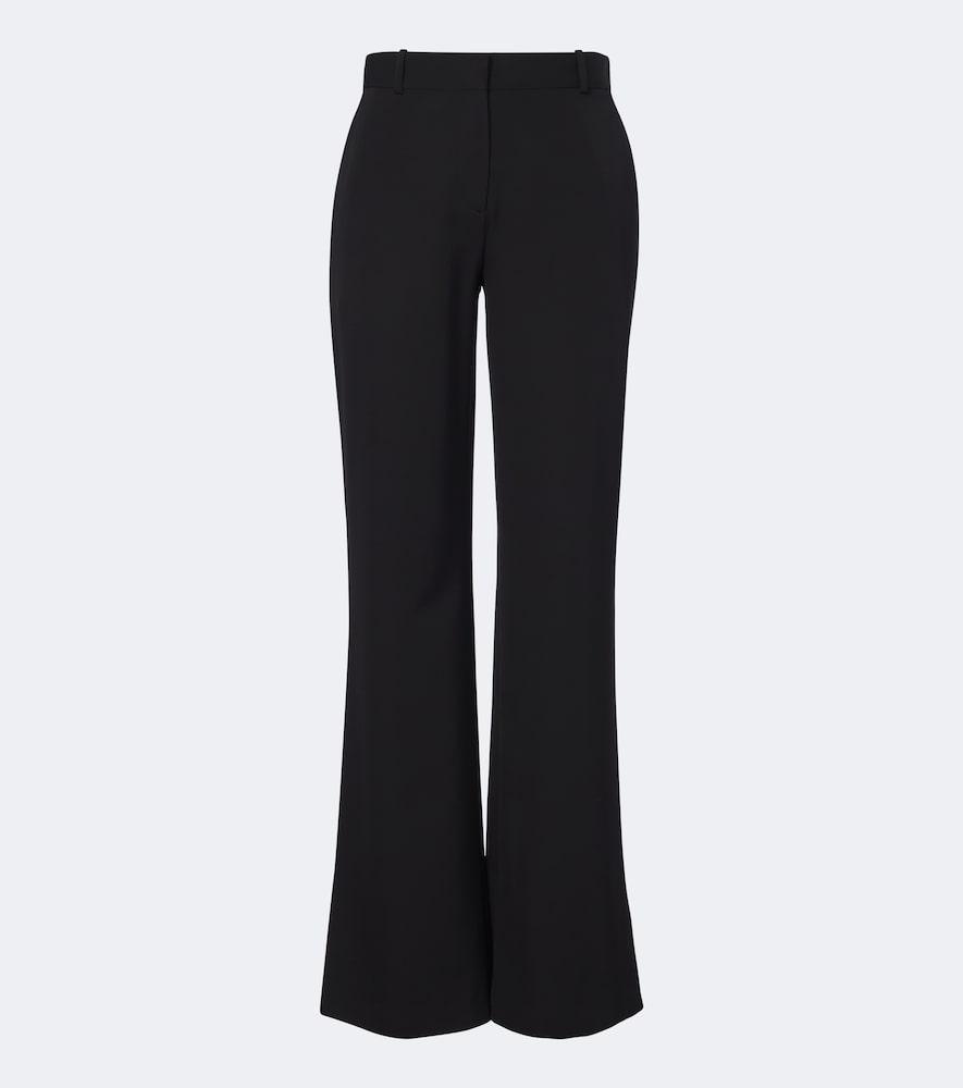 the row coleman wool gabardine flared pants