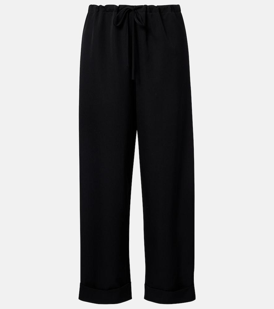 the row delano wool straight pants