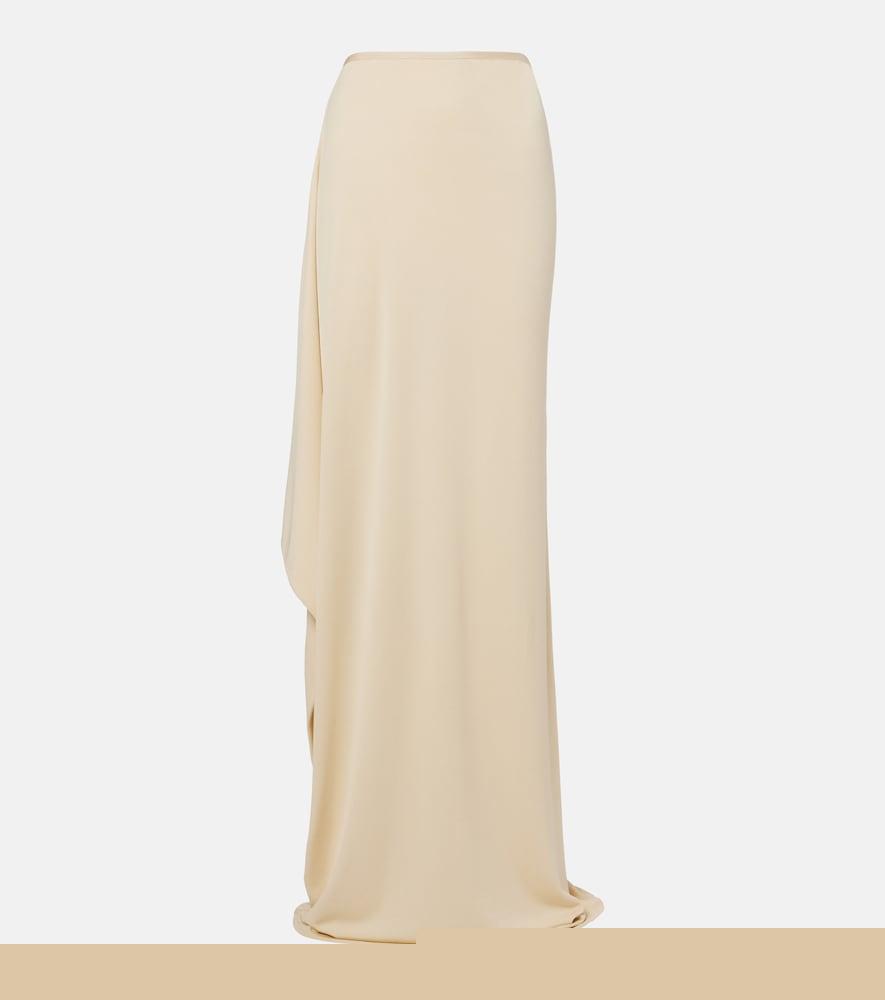 the row dione draped maxi skirt