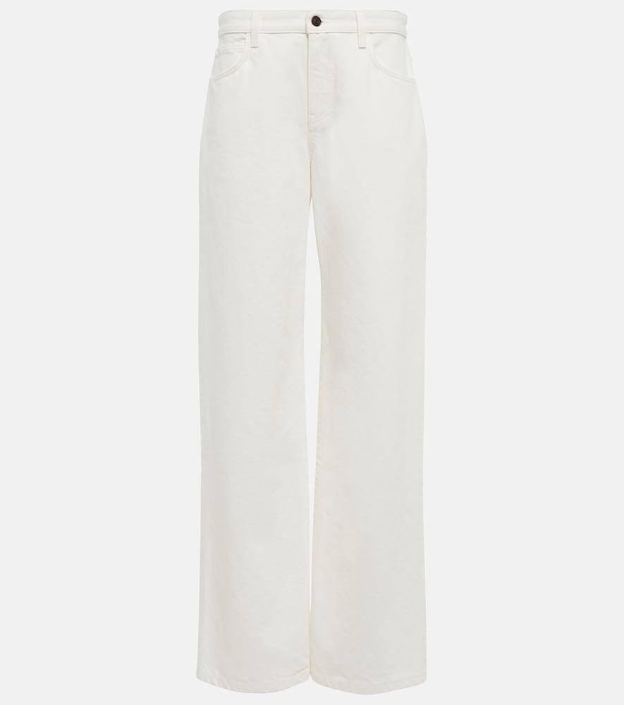 the row eglitta mid-rise wide-leg jeans
