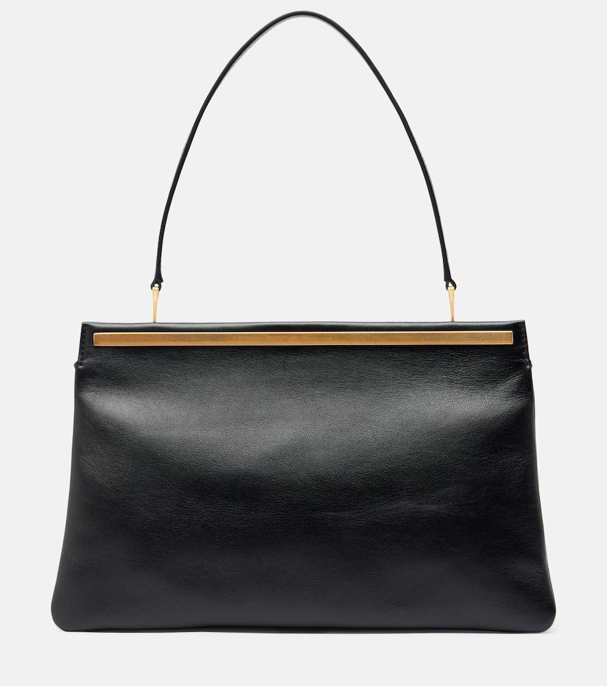the row elise medium leather shoulder bag