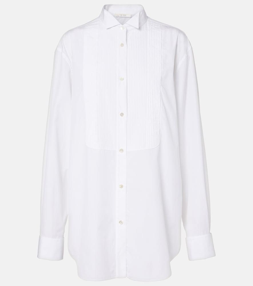 the row erelia cotton poplin shirt