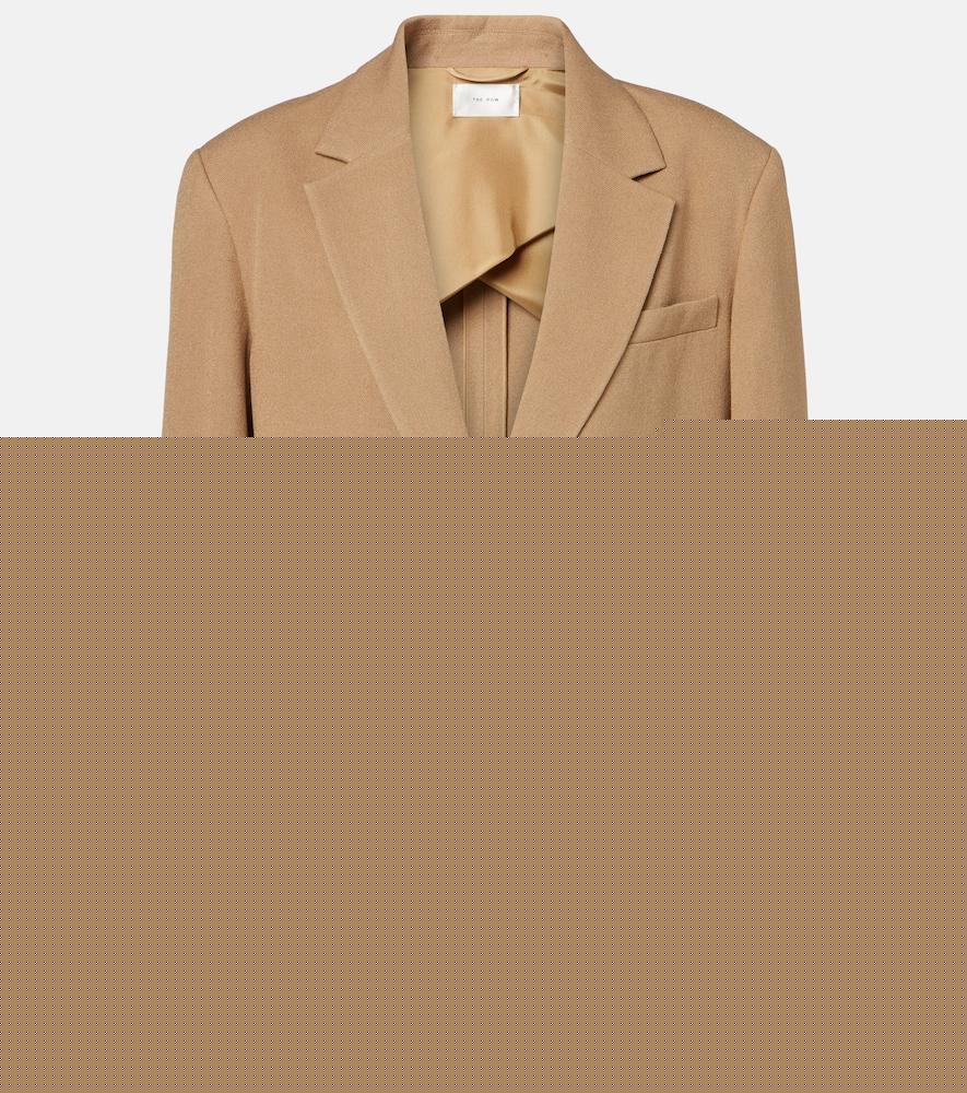 the row ezri silk blazer