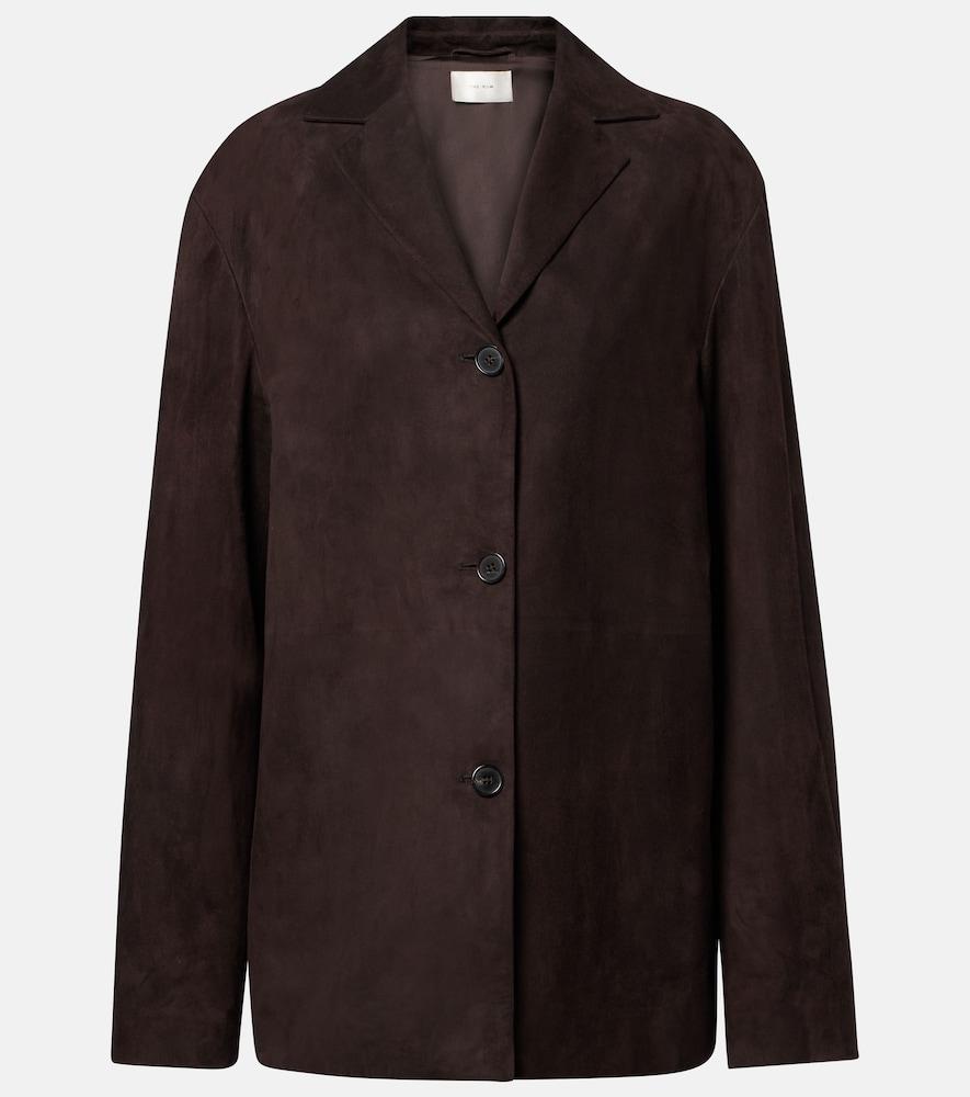 the row fabian suede jacket