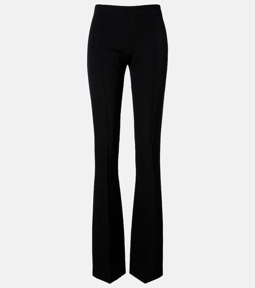 the row fabien wool cady flared pants