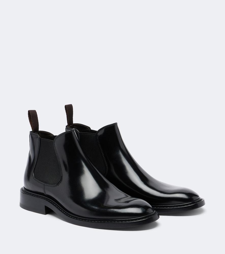 the row gable leather chelsea boots
