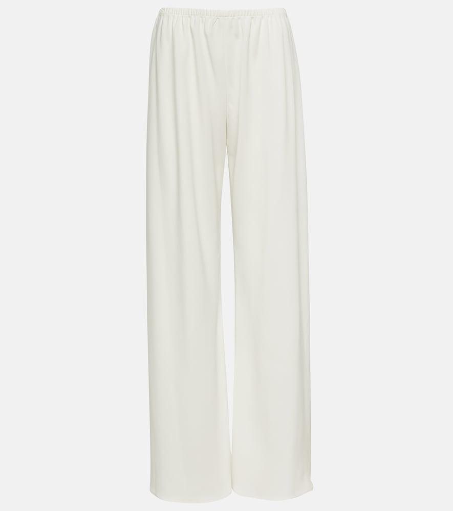the row gala double-cady wide-leg pants