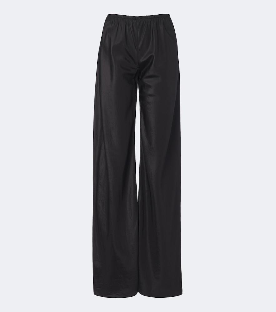 the row gala silk wide-leg pants
