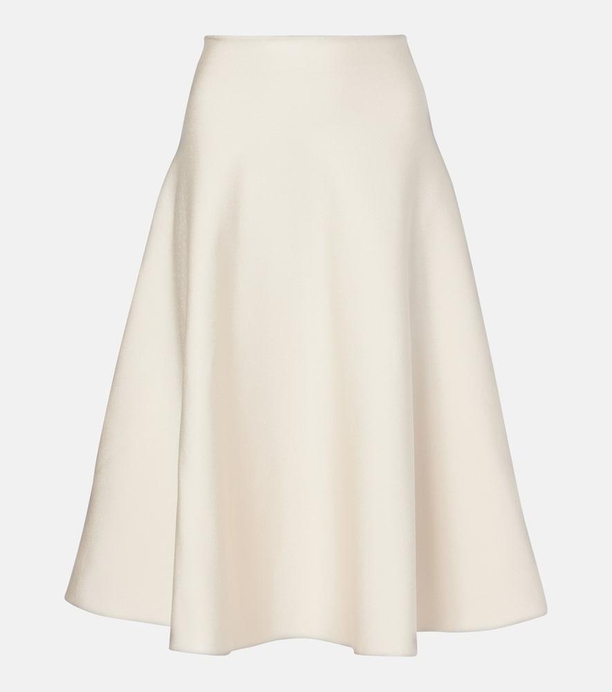 the row harley knitted midi skirt