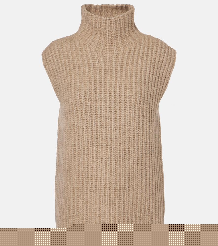 the row ilena cashmere and silk top