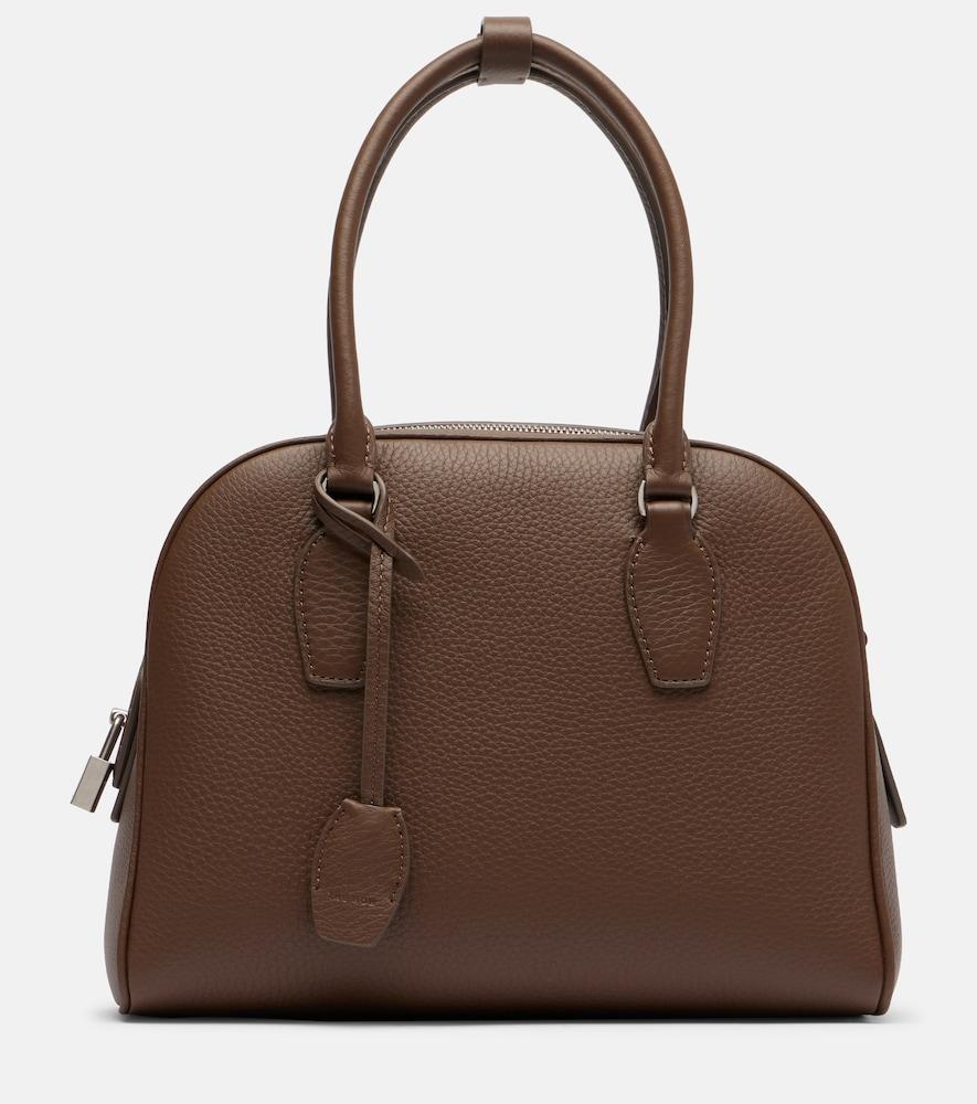 the row india 10 small leather tote bag