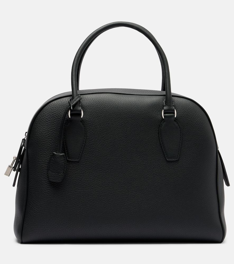 the row india 12 leather tote bag