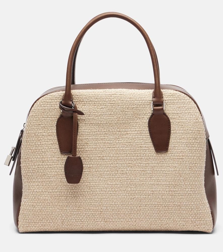 the row india 12.00 small leather top-handle bag