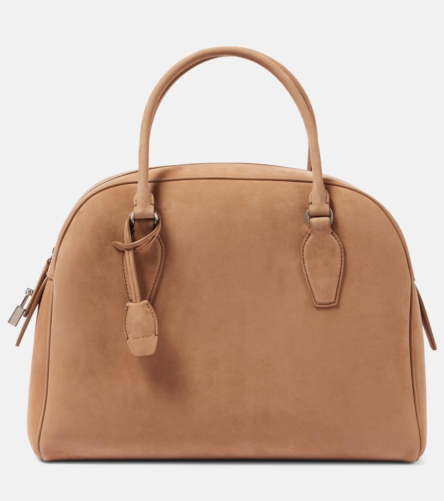the row india 12.00 suede tote bag