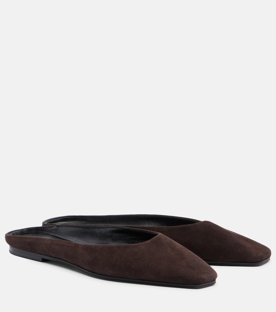 the row june suede mules