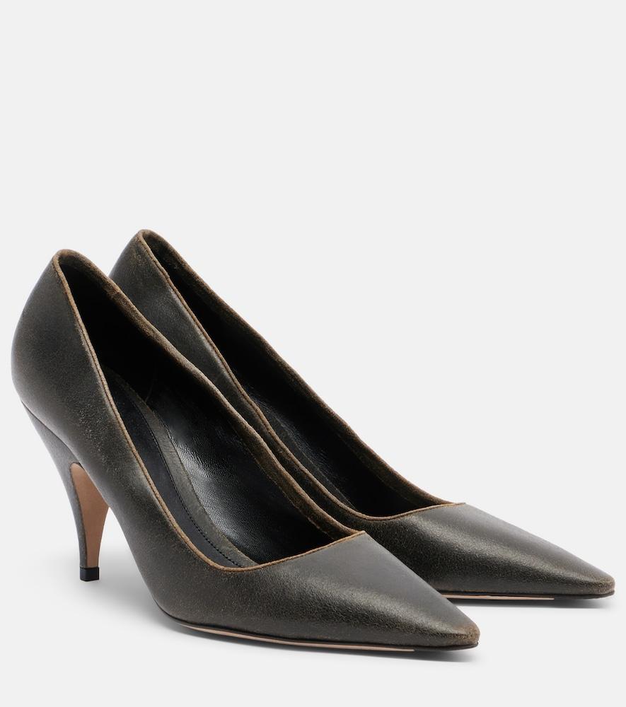 the row liisa three leather pumps
