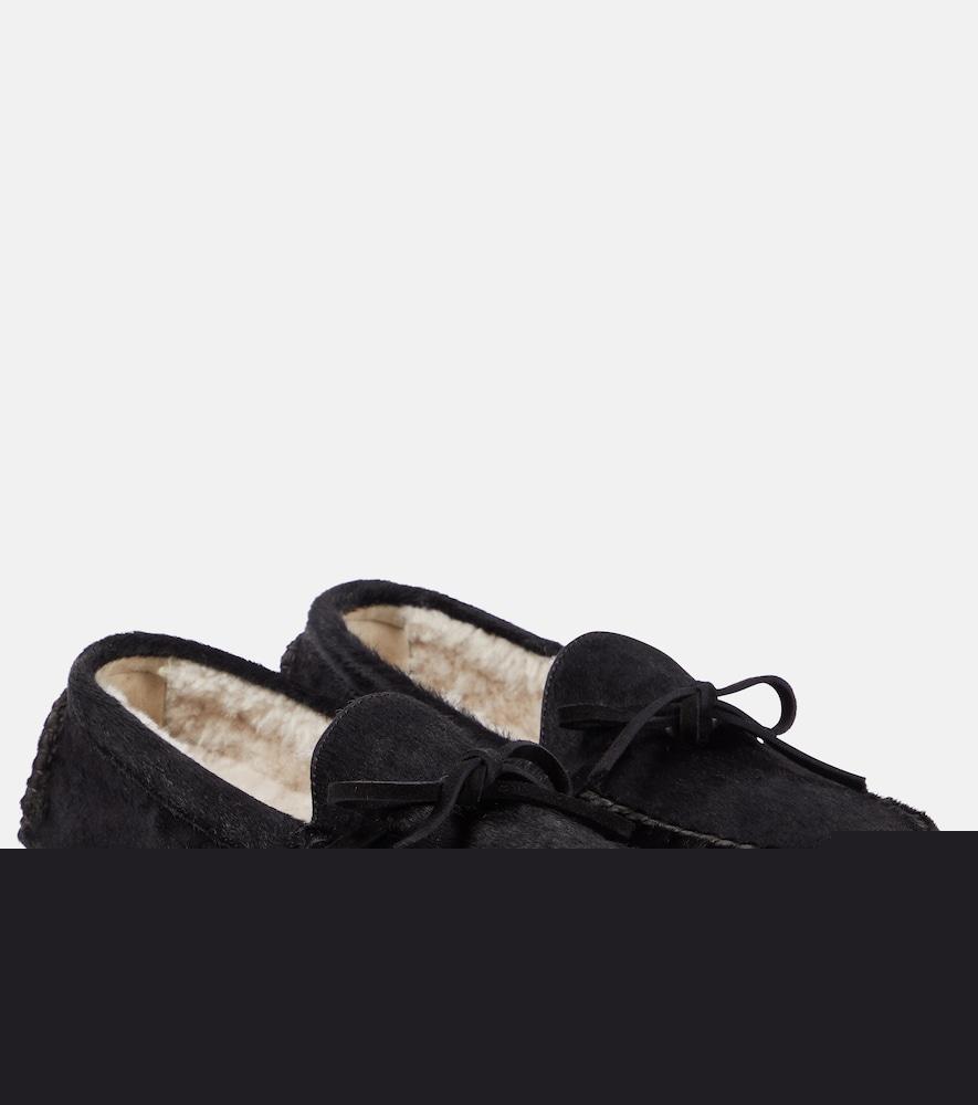 the row lucca calf hair moccasins